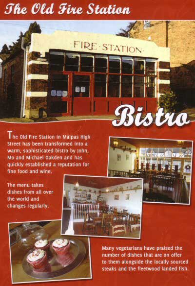 Chestertourist.com - Old Fire Station Bistro Page One